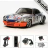Tamiya 58571 Porsche 911 Carrera RSR TT-02 BUNDLE "Silber"
