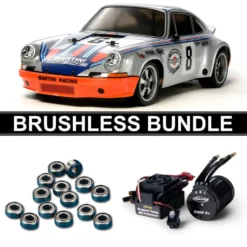 Tamiya 58571 Porsche 911 Carrera RSR TT-02 BRUSHLESS-BUNDLE