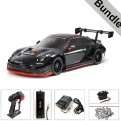 Tamiya 58745 Porsche 911 GT3 R (TT-02) BUNDLE "Silber"