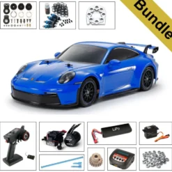 Tamiya 58712 Porsche 911 GT3 (992) (TT-02) BUNDLE "Gold"