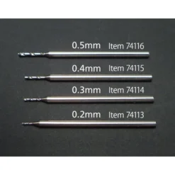 Tamiya 74113 Präzisions-Bohrer 0.2mm (Schaft 1mm)