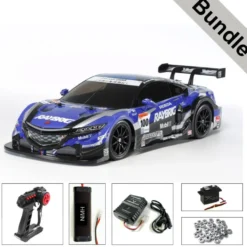 Tamiya 58599 Raybrig NSX Concept-GT (TT-02) BUNDLE "Silber"