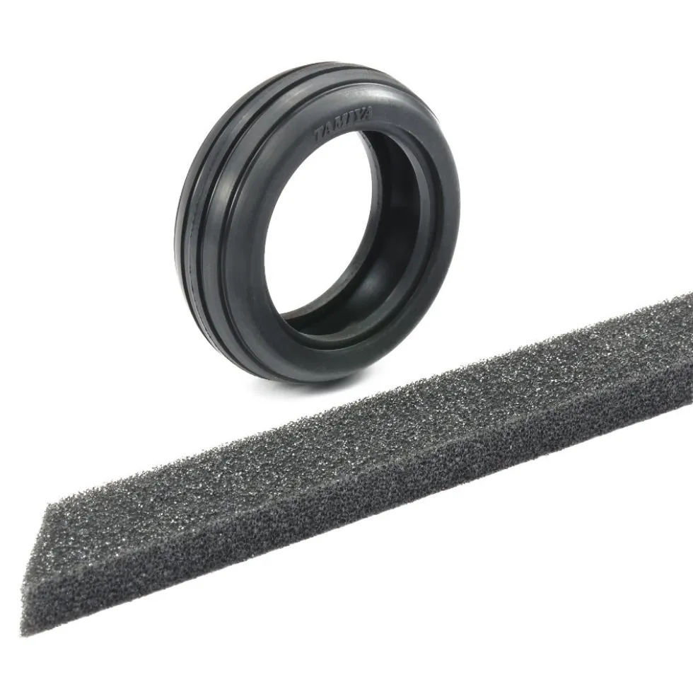 Tamiya 54841 Rillenreifen soft vorne mit Einlage (1) T3-01