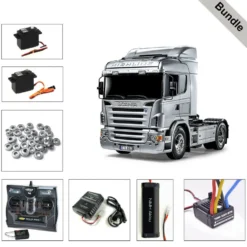 Tamiya 56364 Scania R470 Silber Edition BUNDLE "Silber"