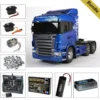 Tamiya Scania R620 6x4 Highline (blau vorlackiert) BUNDLE Gold
