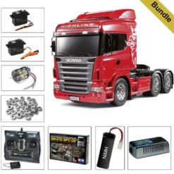 Tamiya 56323 Scania R620 6x4 Highline BUNDLE 