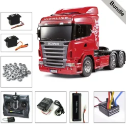 Tamiya 56323 Scania R620 6x4 Highline BUNDLE "Silber"