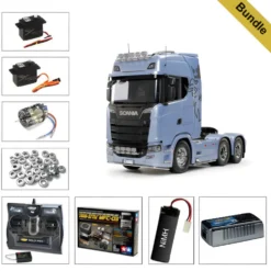 Tamiya 56368 Scania 770 S 6x4 3-Achser BUNDLE 