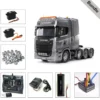 Tamiya 56371 Scania 770S 8x4/4 BUNDLE "Silber"
