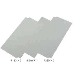 Tamiya Schleifpapier-Set grob Körnung 2x180 / 1x240 / 2x320 #87009
