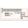 Tamiya 19805620 Schraube 3x25mm (2)