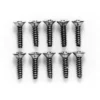 Tamiya Senkkopf-Schneidschraube 2x8mm (10 Stk.) #50574