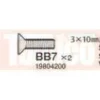 Tamiya Senkkopf-Schraube 3x10mm (10 Stk.) #9804200