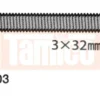 Tamiya Senkkopf-Schraube 3x32mm (2 Stk.) #9804203