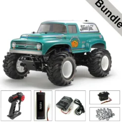 Tamiya 58725 Squash Van (GF-02) BUNDLE "Silber"