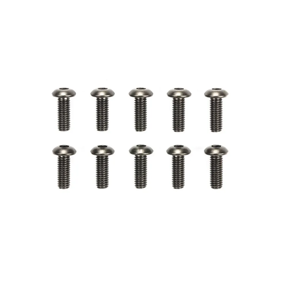 Tamiya 51626 Stahl Rundkopfschraube 3x8mm Hex (10)