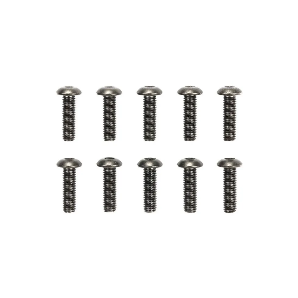 Tamiya 51628 Stahl Rundkopfschraube 3x10mm Hex (10)