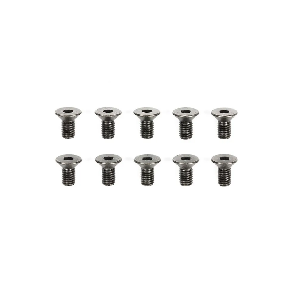 Tamiya 51625 Stahl Senkkopfschraube 3x6mm Hex (10)