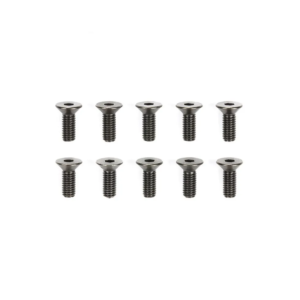Tamiya 51627 Stahl Senkkopfschraube 3x8mm Hex (10)