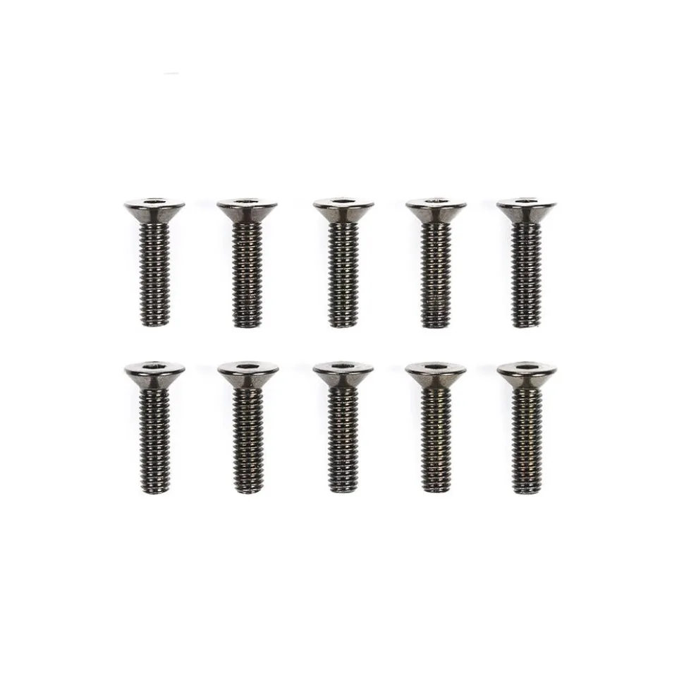 Tamiya 51631 Stahl Senkkopfschraube 3x12mm Hex (10)