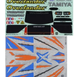 Tamiya 19805956 Sticker / Aufkleber Overlander Truck