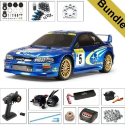 Tamiya 58631 Subaru Impreza Monte Carlo '99 TT-02 BUNDLE "Gold"