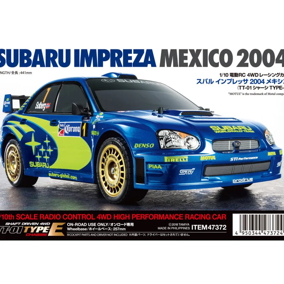 Tamiya 47372 Subaru Impreza WRC 2004 (TT-01E) Bausatz 1:10