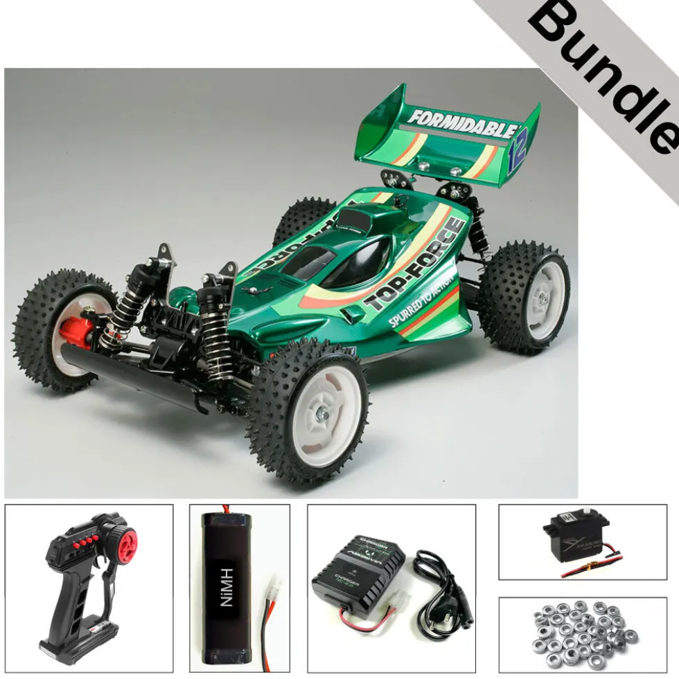 Tamiya 47350 Top Force 2017 BUNDLE "Silber"