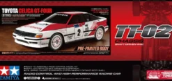 Tamiya 47491 Toyota Celica GT-Four TT-02 Bausatz (vorlackiert)