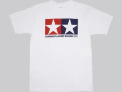 Tamiya 66712 T-Shirt - weiß - Größe L - 100% Baumwolle