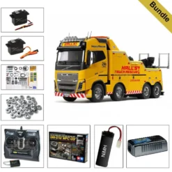 Tamiya 56362 Volvo FH16 Abschlepper 8x4 BUNDLE 