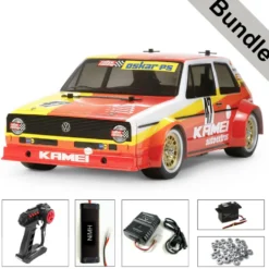Tamiya 47308 VW Golf I Racing Gr.2 Kamei (M-05) BUNDLE "Silber"