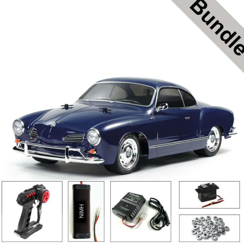 Tamiya 58677 VW Karmann Ghia M-06 BUNDLE "Silber"