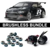 Tamiya 47452 VW Scirocco R-Line (TT-01E) vorlackiert BRUSHLESS-BUNDLE