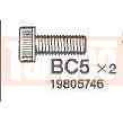 Tamiya Zylinderkopf-Schraube 3x8mm (2 Stk.) #9805746