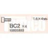 Tamiya Zylinderkopf-Schraube Radmitnehmer 1,6x4mm (10 Stk.) #9805893