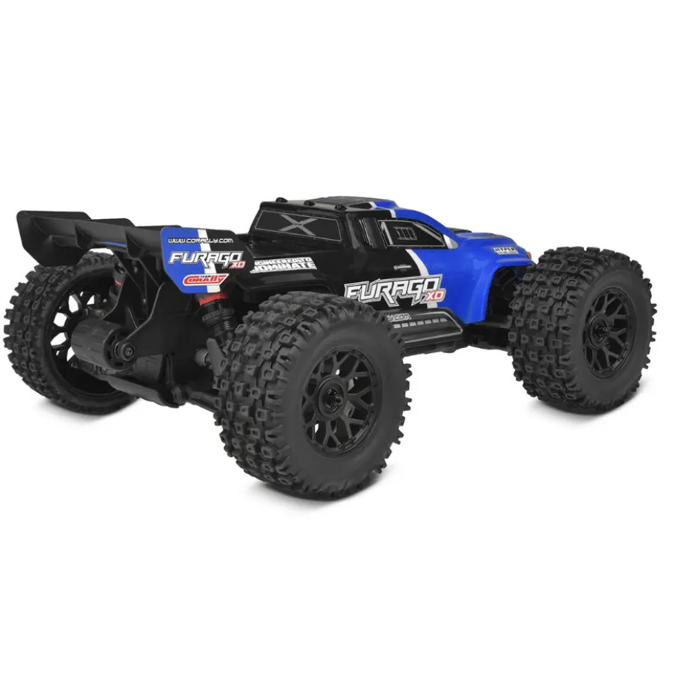 Team Corally Furago XD RTR Brushed 2S 1:12 (mit Akku + Lader) Blau
