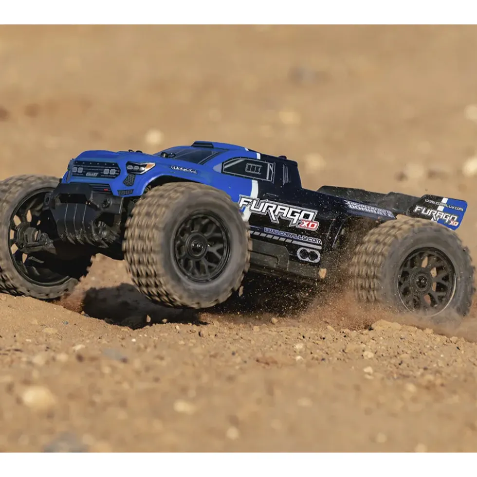 Team Corally Furago XD RTR Brushed 2S 1:12 (mit Akku + Lader) Blau
