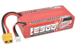 Team Corally LiPo Akku - Sport Racing 50C - 2500mAh - 7.4V - Shorty 2S - XT-60 - Punisher XD and Furago XD