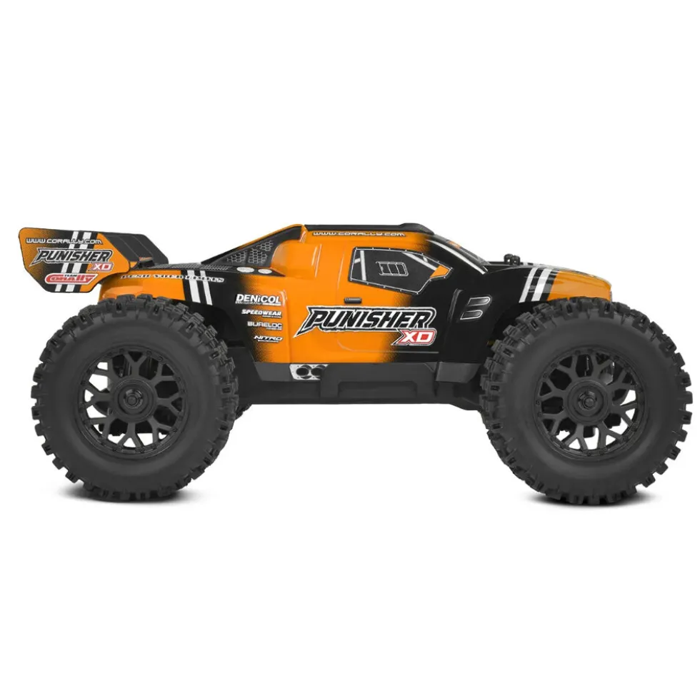 Team Corally Punisher XD RTR 1:12 Brushed 2S (mit Akku + Lader) Orange