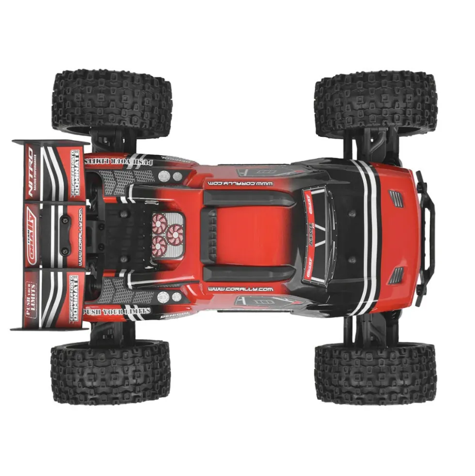 Team Corally Punisher XD RTR 1:12 Brushed 2S (mit Akku + Lader) Rot