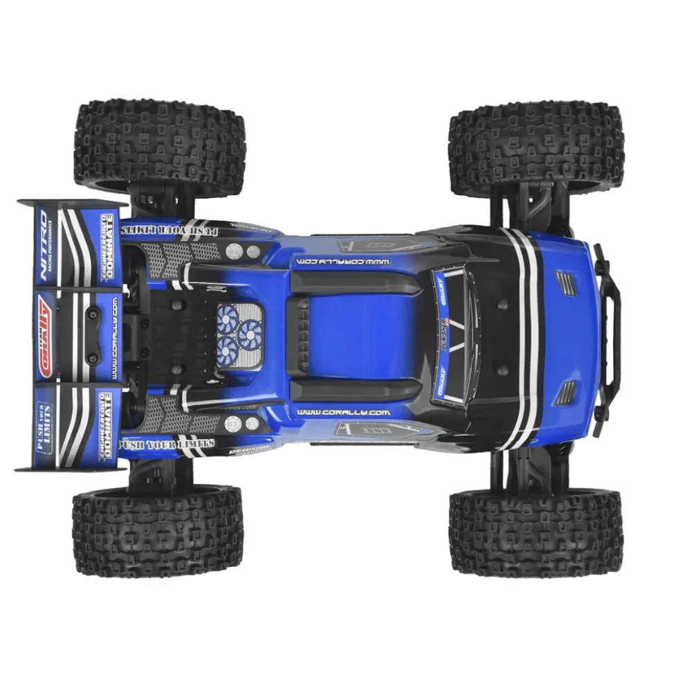 Team Corally Punisher XD RTR 1:12 Brushed 2S (mit Akku + Lader) Blau