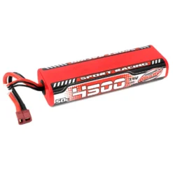 Team Corally - Sport Racing 50C LiPo Akku 4500mAh - 7.4V - Round 2S Stick - T-Plug