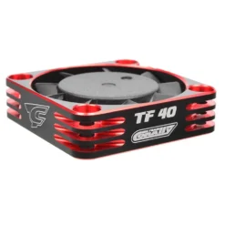 Team Corally Ultra High Speed Cooling Fan / Lüfter TF-40 40mm Black/Red