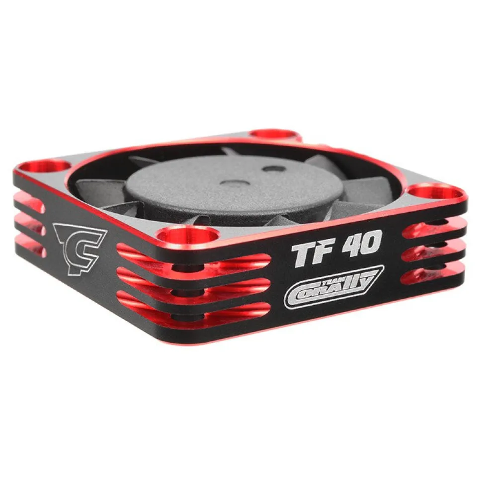 Team Corally Ultra High Speed Cooling Fan / Lüfter TF-40 40mm Black/Red