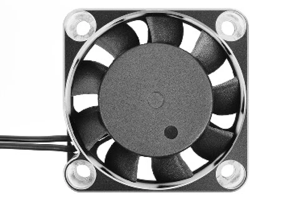 Team Corally Ultra High Speed Cooling Fan / Lüfter TF-40 40mm Black/Silver