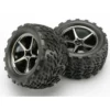 Traxxas 7174A Komplettrad Talon auf Gemini-Felge schwarz-chrome (2)