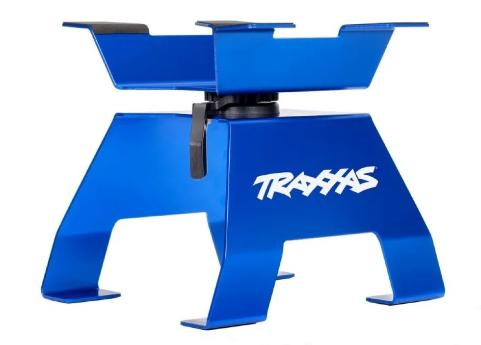 Traxxas Alu X-Truck-Stand blau