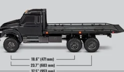 Traxxas TRX-6 RC Hauler Truck 6x6 RTR mit Winde ohne Akku/Lader Schwarz