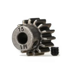Traxxas 6487X Stahl Motorritzel 15T Modul 1 für 5mm Welle